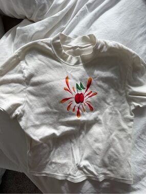 Cherry LA Baby Tee